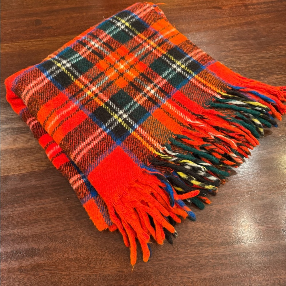 Urban Outfitters Oversized Tartan Plaid Blanket Scarf